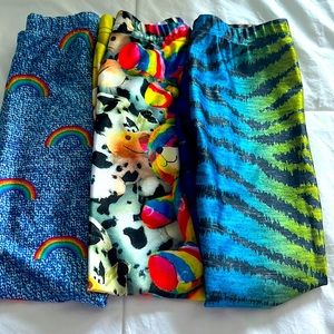 Trio of Terez Girls Leggings